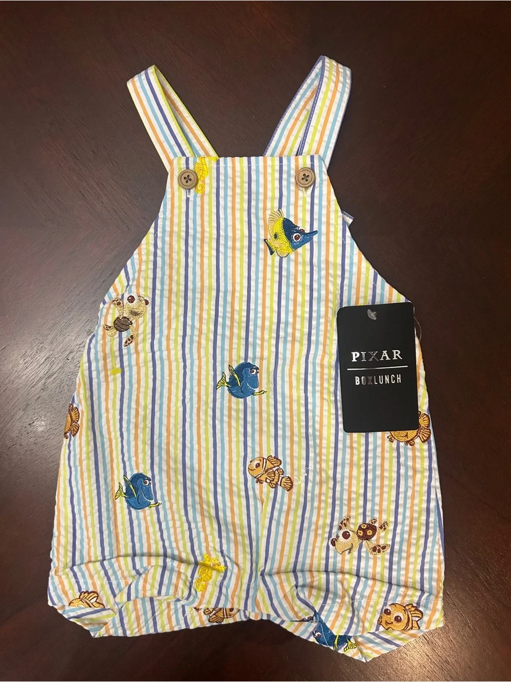 NWT Pixar BoxLunch Finding Nemo Baby Bubble Romper 9M Embroidered Disney - Picture 7 of 7